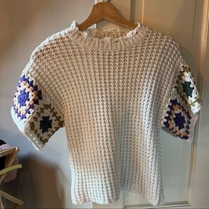 Crochet Granny Square Blouse